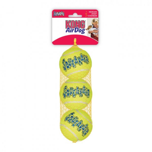 Kong Squeakair tennisboll M, 3-pack