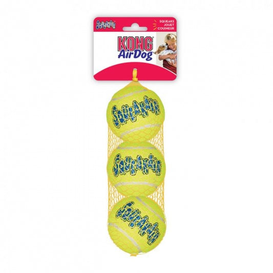 Kong Squeakair tennisboll M, 3-pack