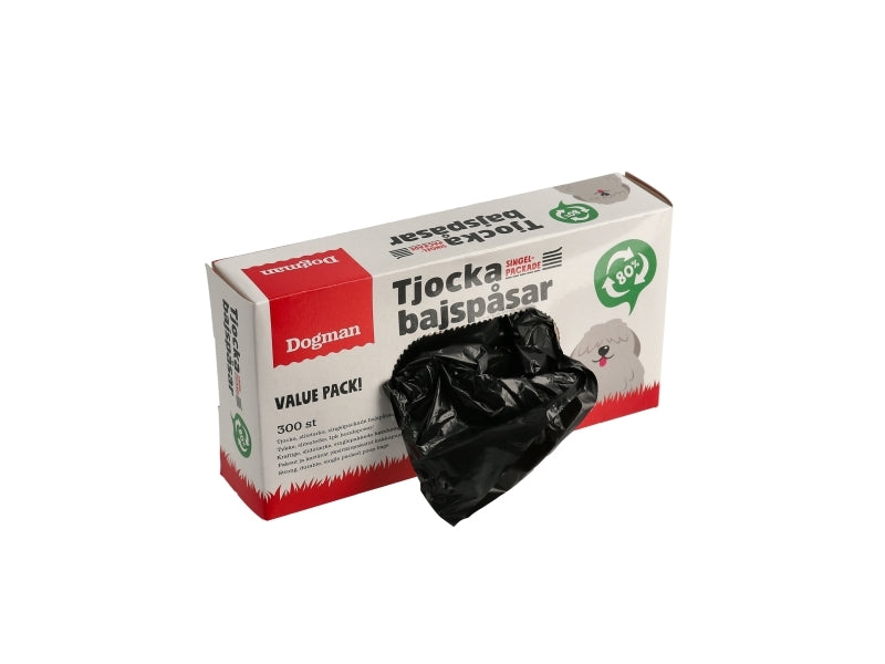 Dogman Tjocka Bajspåsar, Value Pack 300st